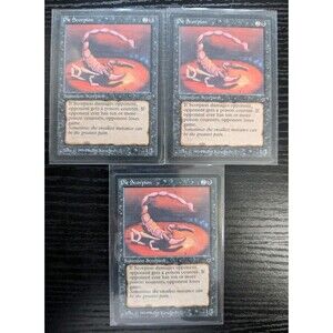 3x PIT SCORPION - Legends Edition MTG Magic Card - M/NM Condition | Vintage